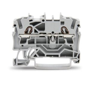 2-conductor through terminal block